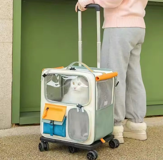 🧳 Sac de Transport Pliable et Amovible pour Chiens & Chats