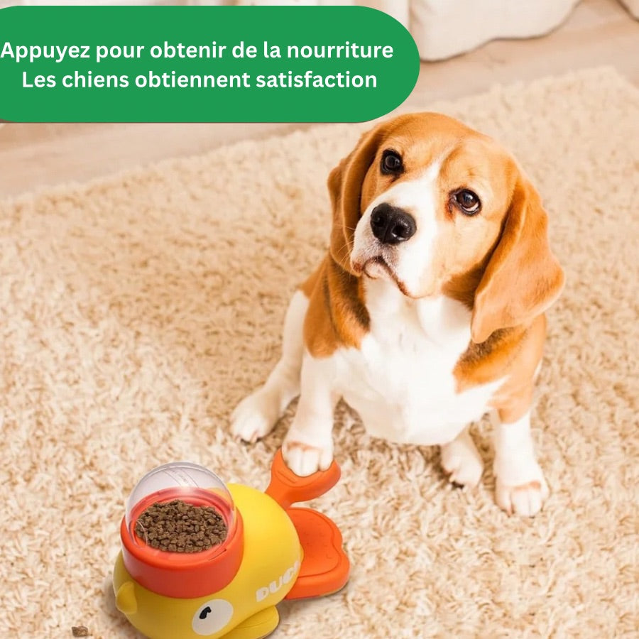 🦆 Distributeur de friandises Canard™ – Le jouet gourmand qui stimule et amuse !