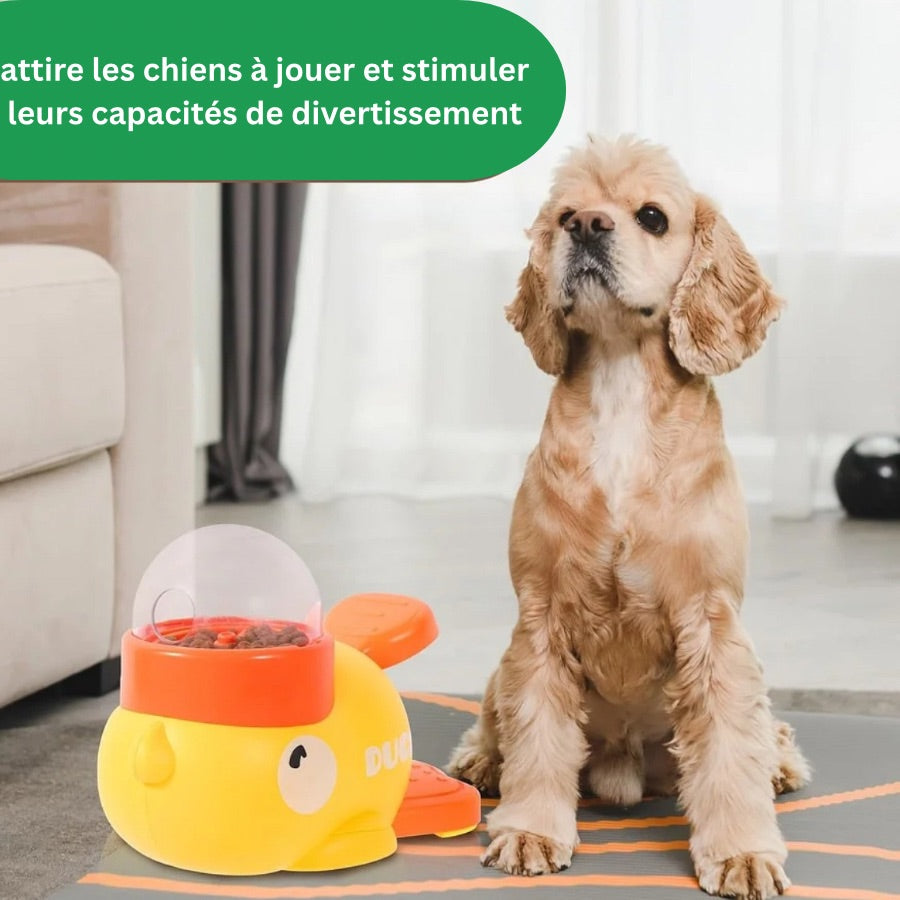 🦆 Distributeur de friandises Canard™ – Le jouet gourmand qui stimule et amuse !